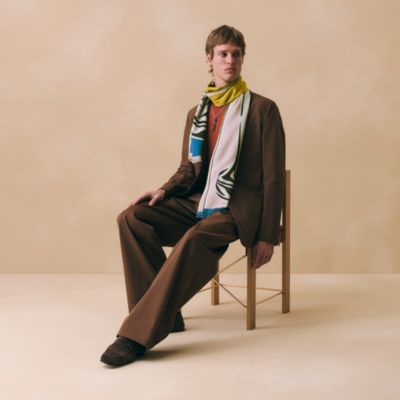 レクタングル - メンズ シルクマフラー＆カシミヤストール | Hermès